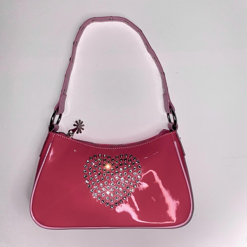 Hot Pink Rhinestone Purse